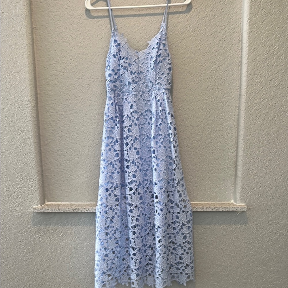 ASTR Blue Lace Dress - like new